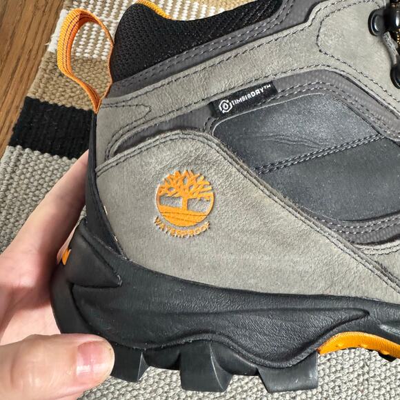 Timberland Mt. Maddsen Mid Waterproof Hiking Boot Men 12 Gray Lace Up Gorpcore - Picture 2 of 10